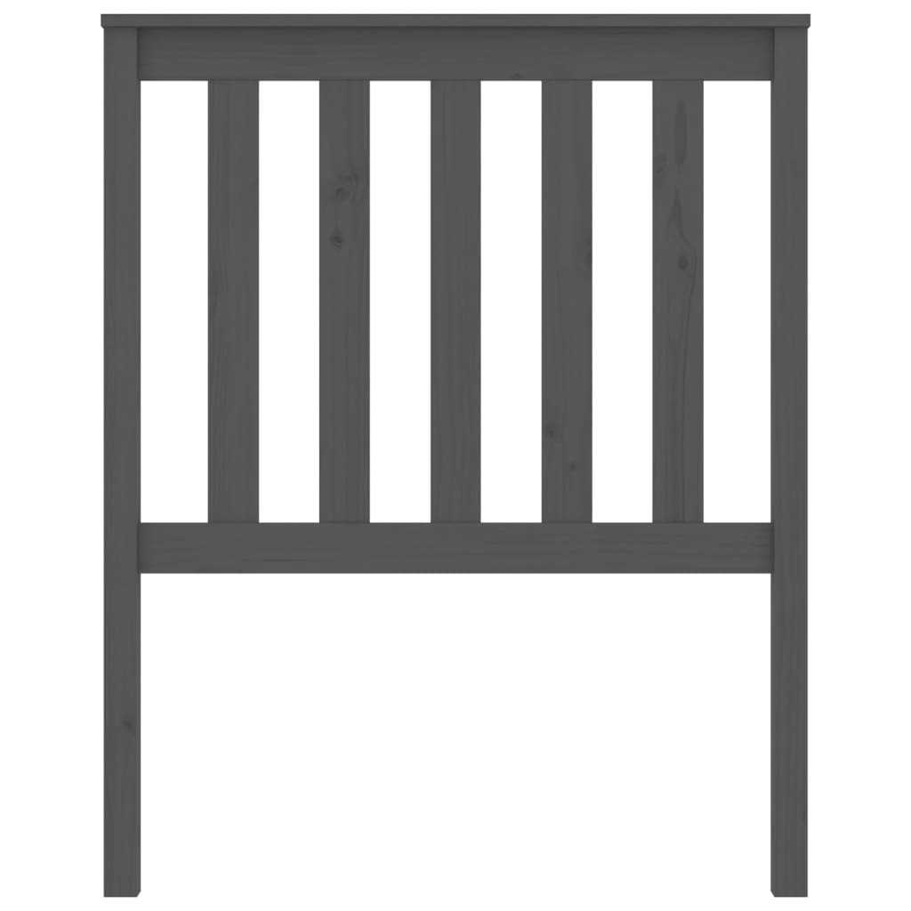 Cabeceira de cama 145,5x4x100 cm madeira de pinho maciça branco