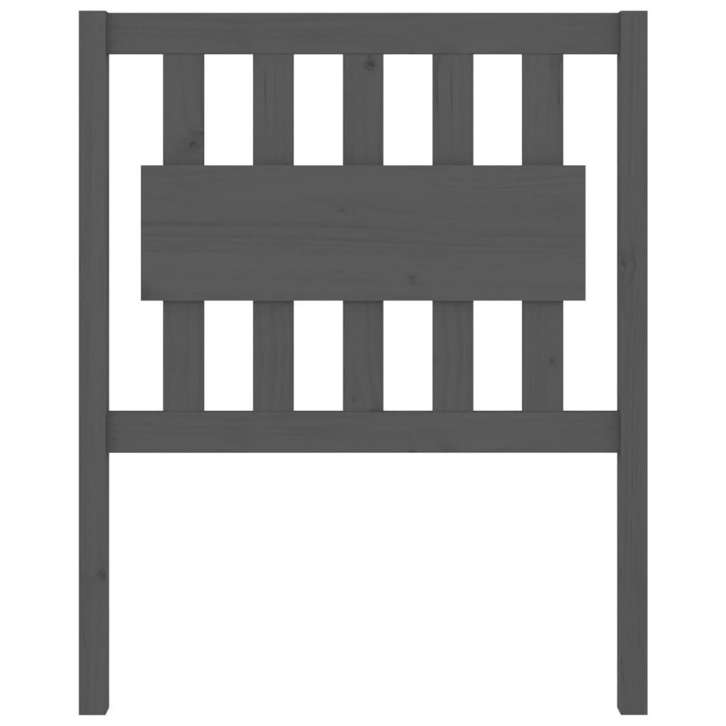 Cabeceira de cama 155,5x4x100 cm madeira de pinho maciça branco