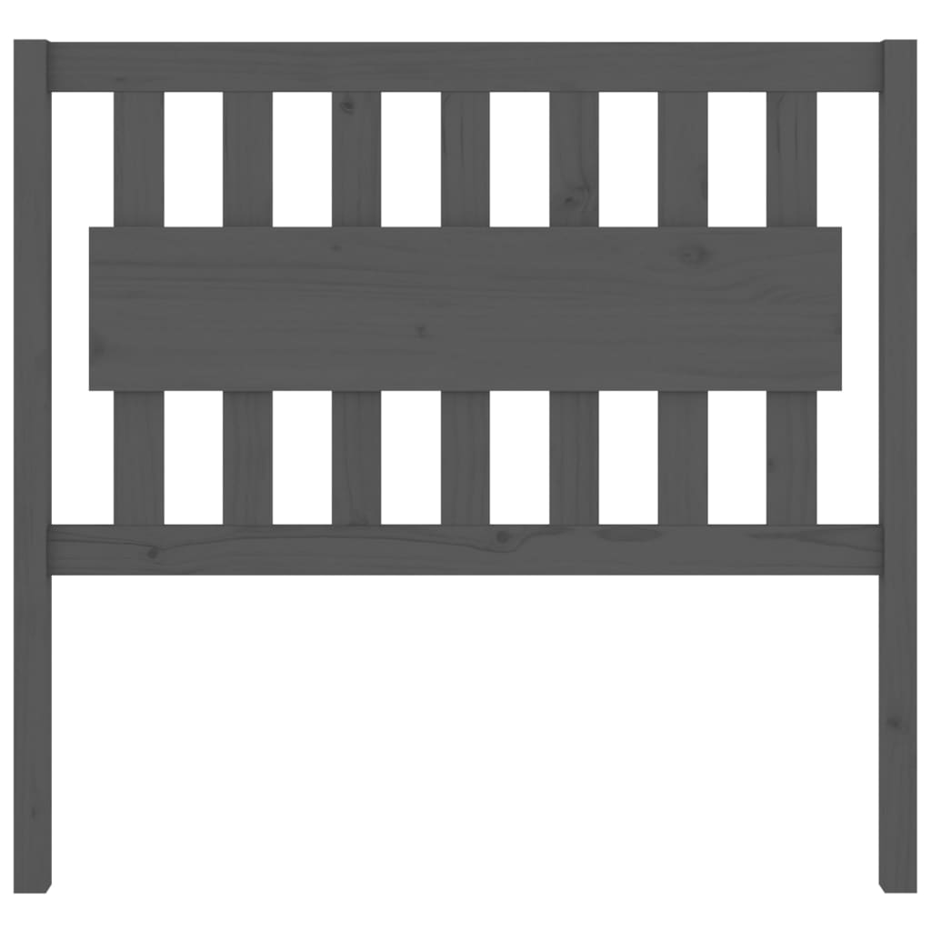 Cabeceira de cama 125,5x4x100 cm madeira de pinho maciça branco