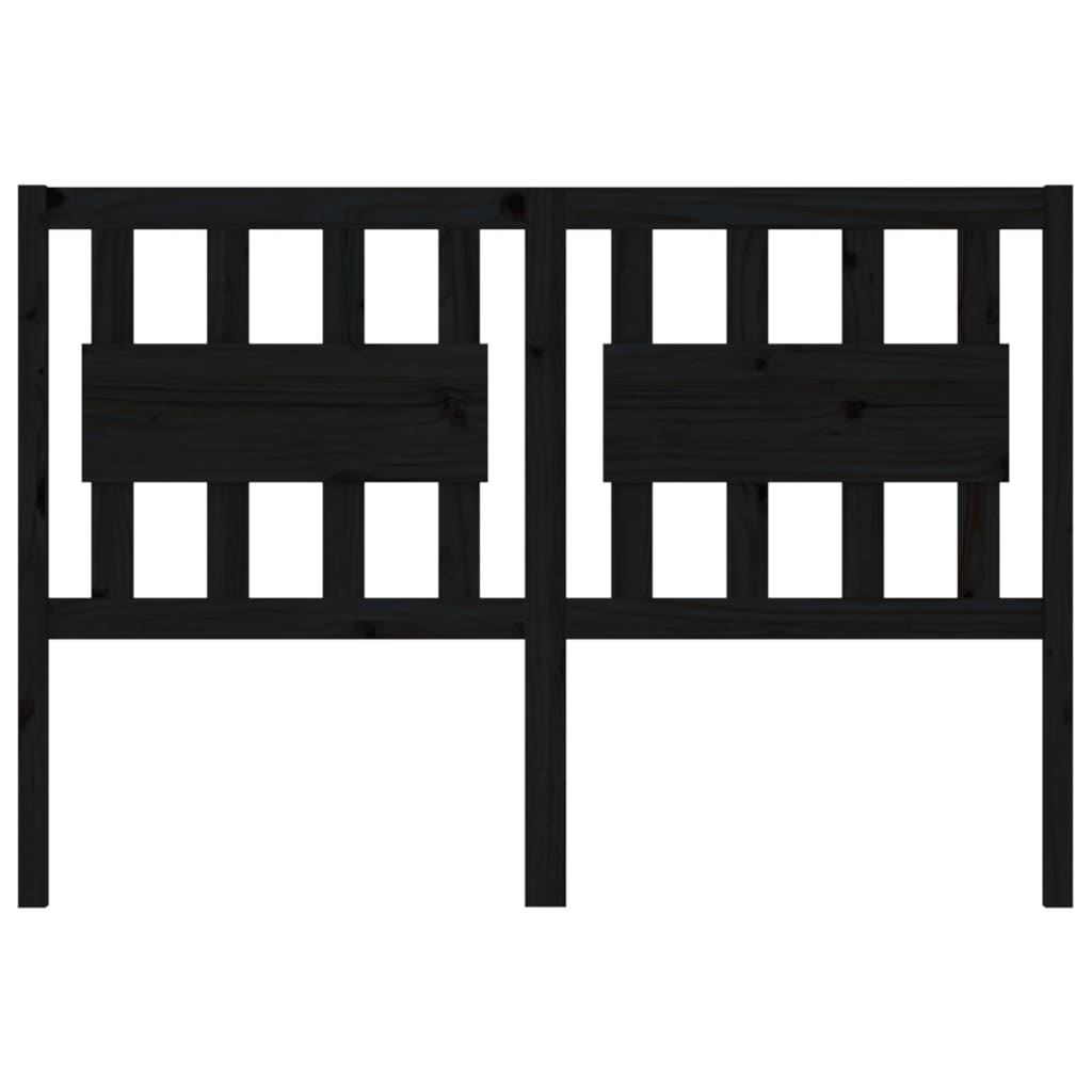 Cabeceira de cama 125,5x4x100 cm madeira de pinho maciça branco