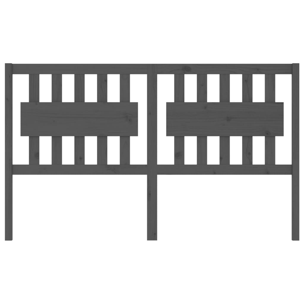 Cabeceira de cama 155,5x4x100 cm madeira de pinho maciça branco