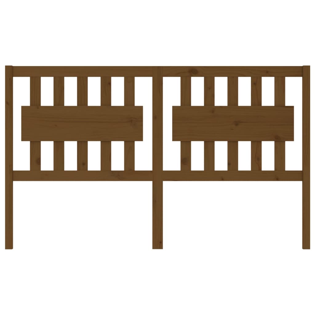 Cabeceira de cama 155,5x4x100 cm madeira de pinho maciça branco