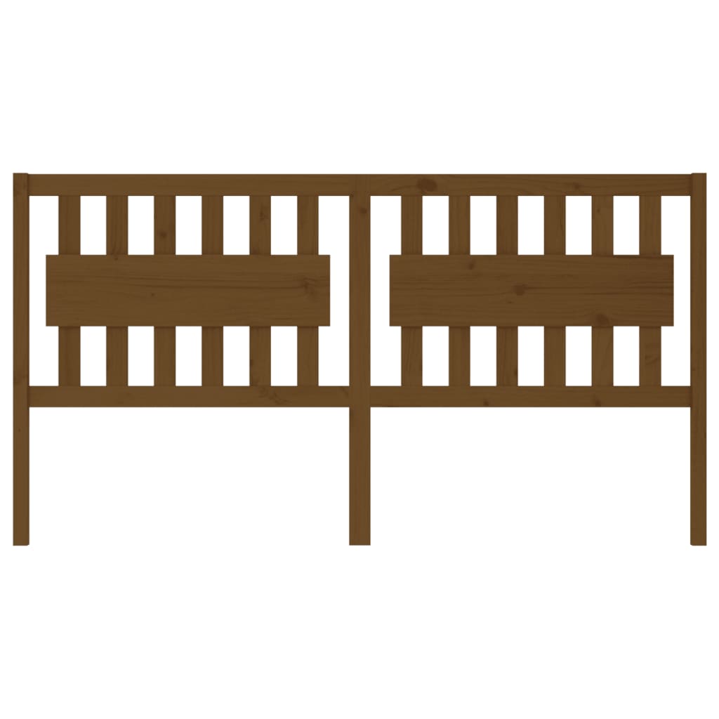 Cabeceira de cama 155,5x4x100 cm madeira de pinho maciça branco