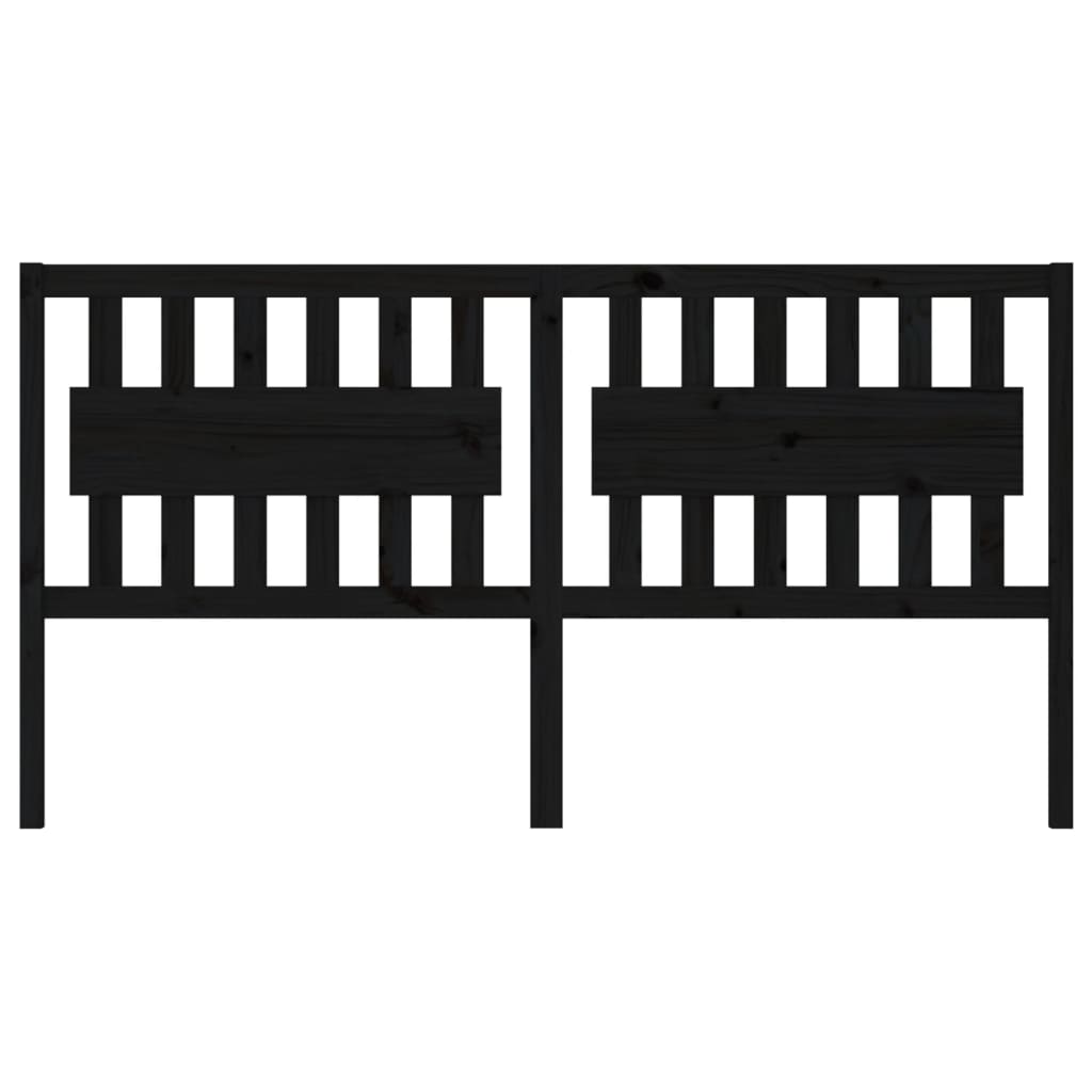 Cabeceira de cama 155,5x4x100 cm madeira de pinho maciça branco