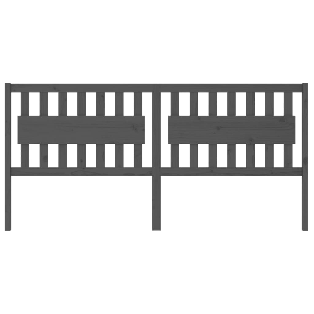 Cabeceira de cama 155,5x4x100 cm madeira de pinho maciça branco