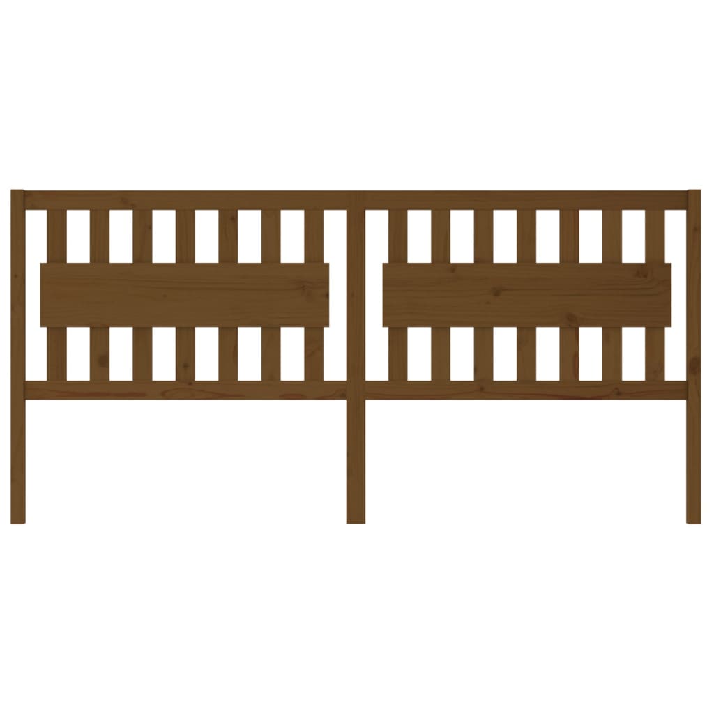 Cabeceira de cama 155,5x4x100 cm madeira de pinho maciça branco