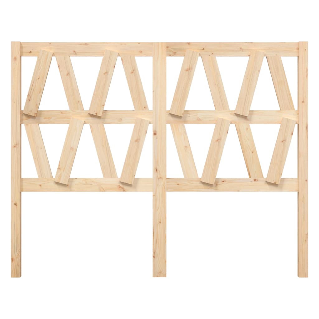 Cabeceira de cama 186x4x100 cm pinho maciço branco