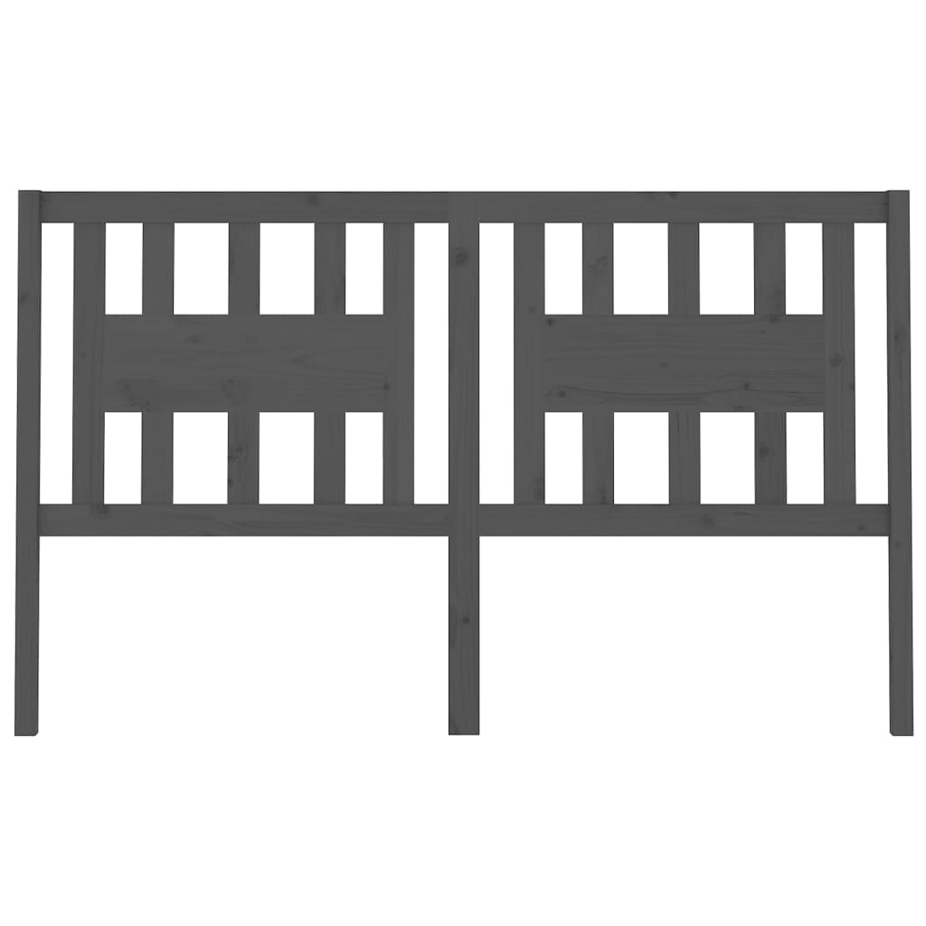 Cabeceira de cama 141x4x100 cm pinho maciço branco