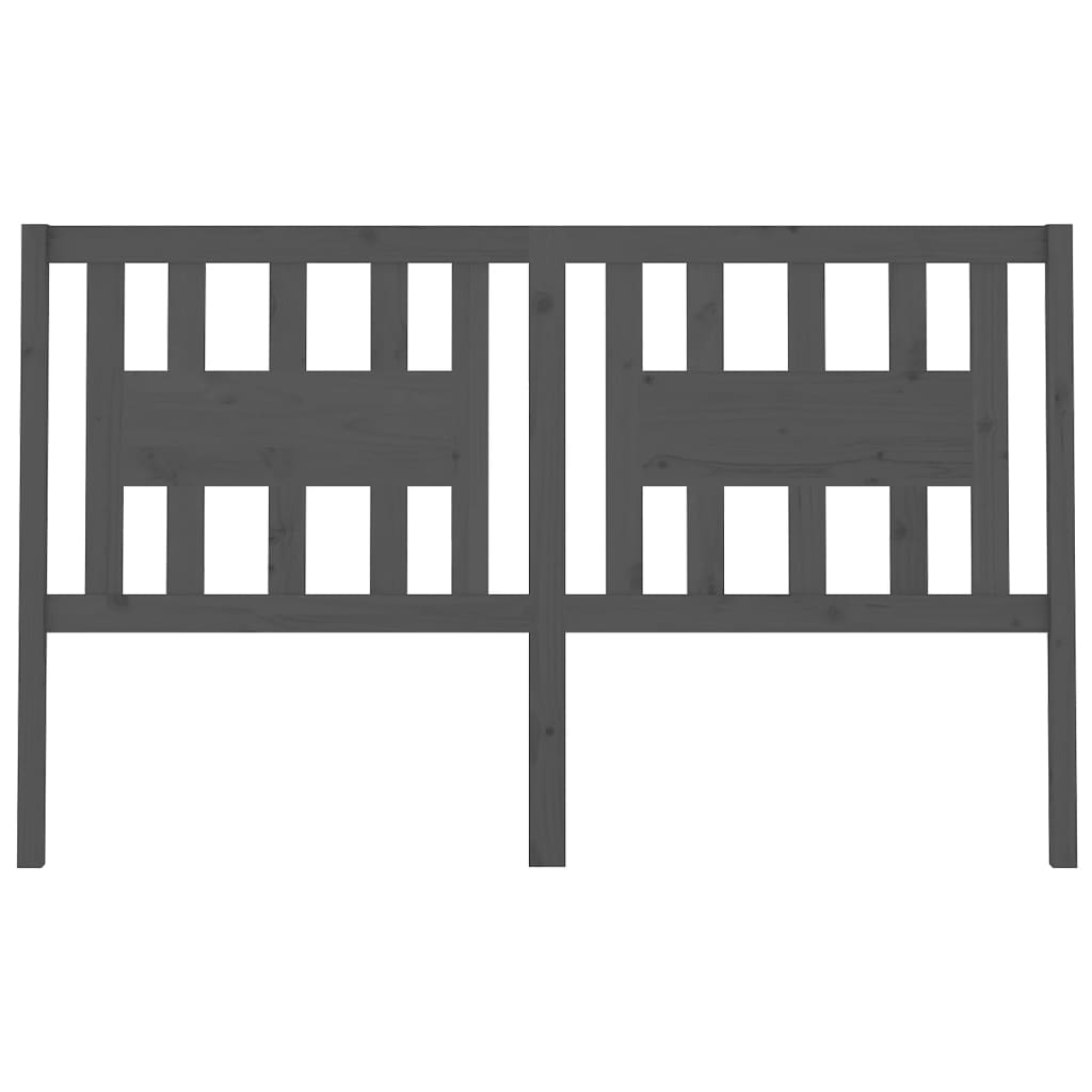 Cabeceira de cama 141x4x100 cm pinho maciço branco