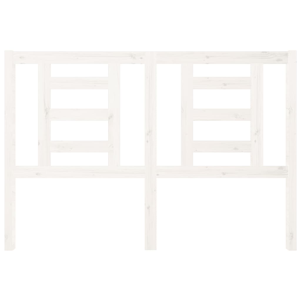 Cabeceira de cama 186x4x100 cm pinho maciço branco