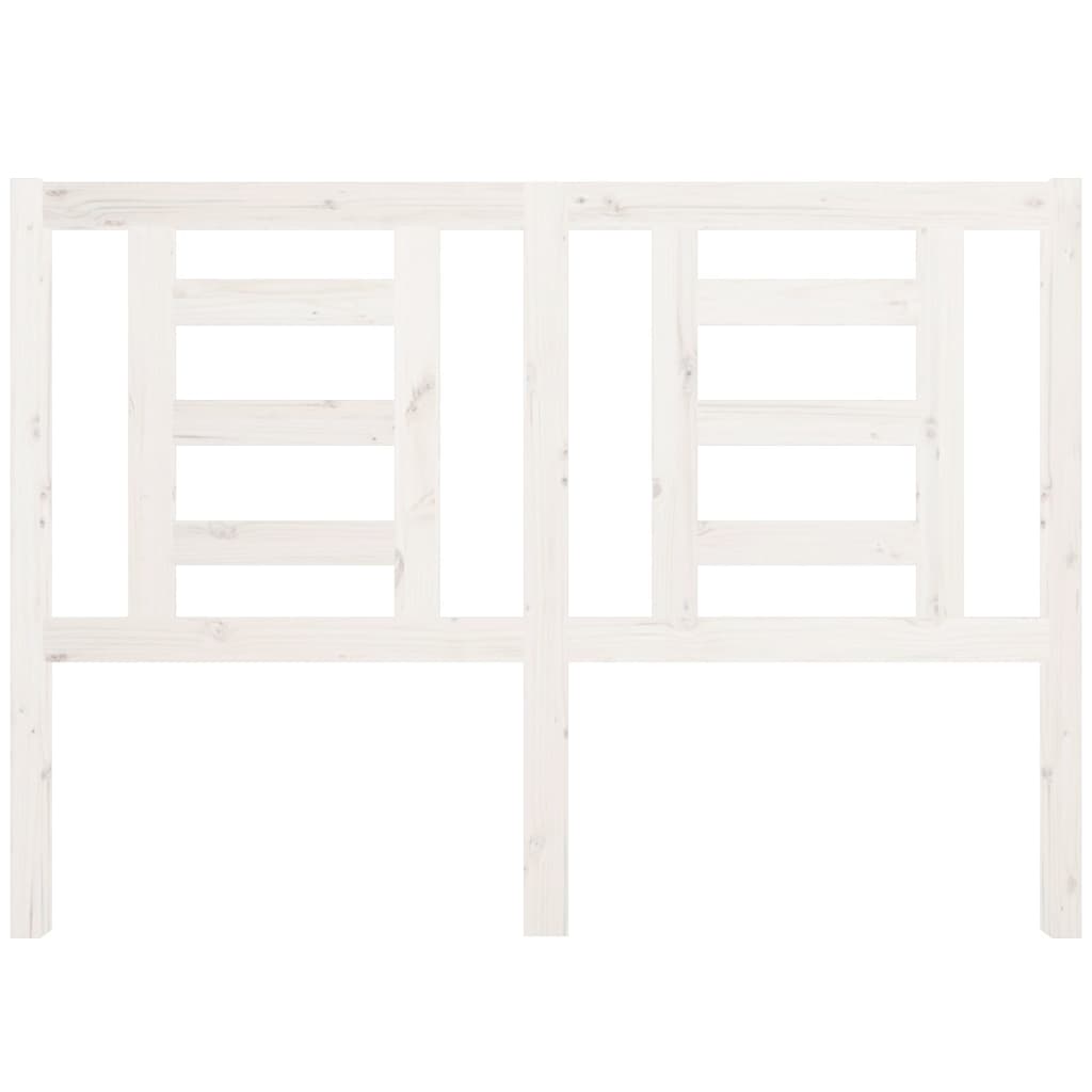 Cabeceira de cama 186x4x100 cm pinho maciço branco