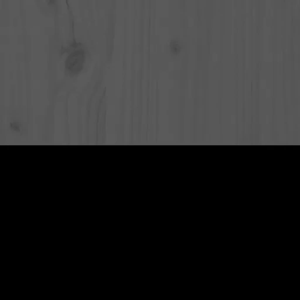 Cabeceira de cama 125,5x4x100 cm madeira de pinho maciça branco