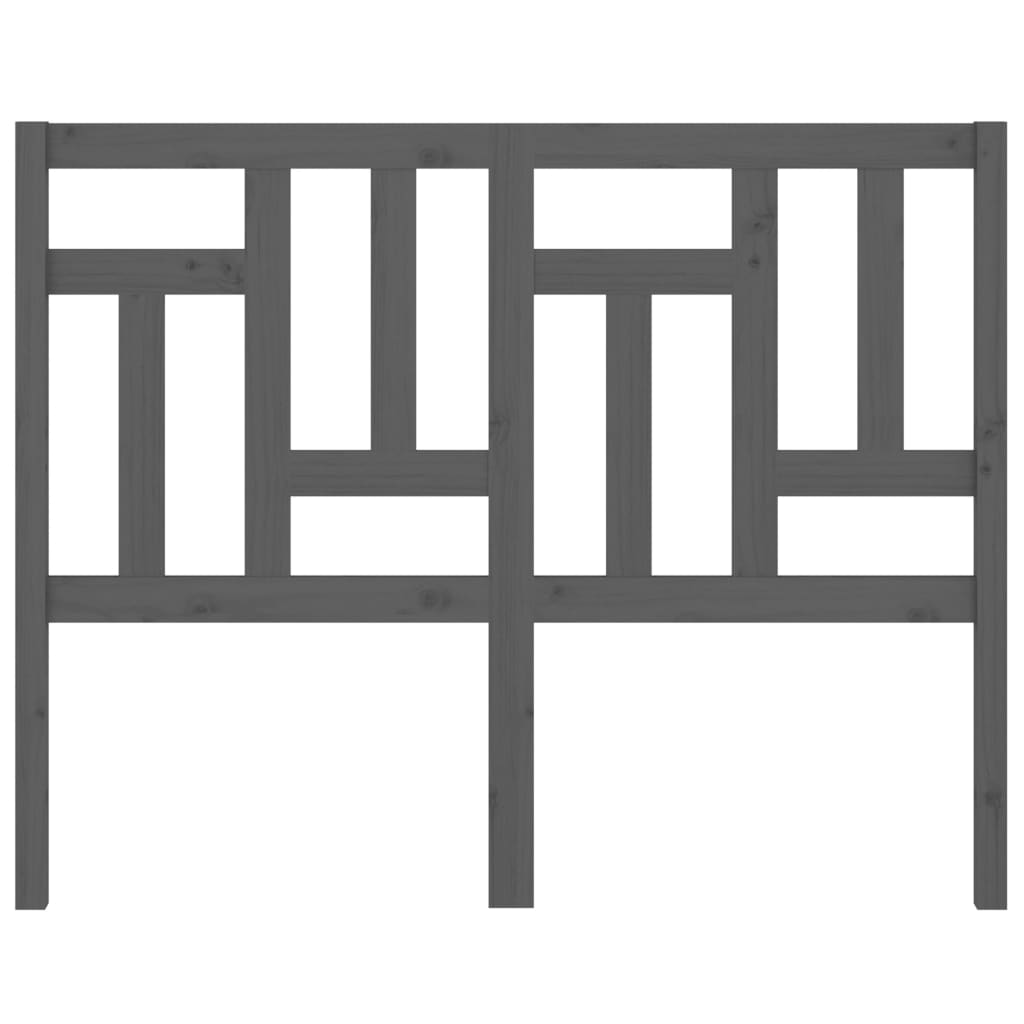 Cabeceira de cama 145,5x4x100 cm madeira de pinho maciça branco