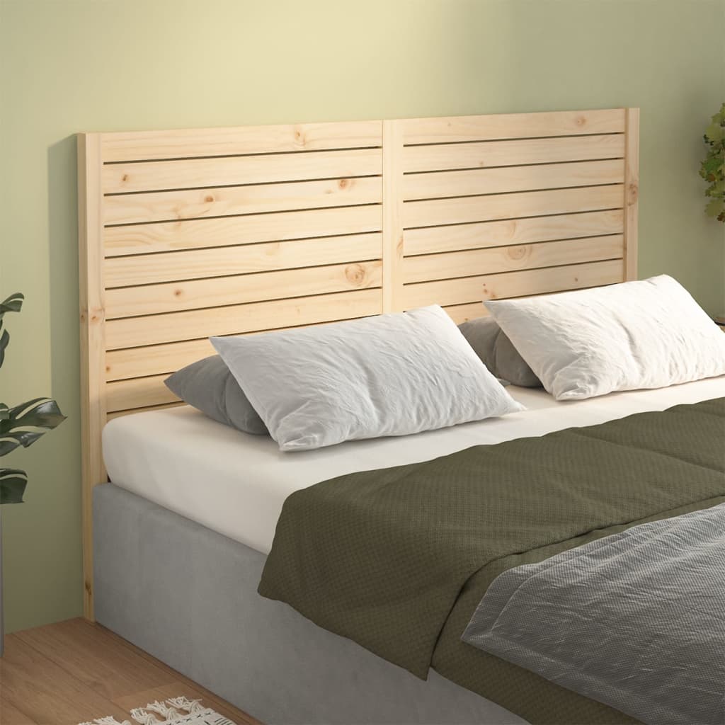 Cabeceira de cama 106x4x104 cm pinho maciço branco