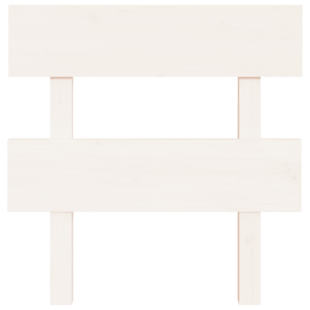 Cabeceira de cama 164x3x81 cm pinho maciço branco