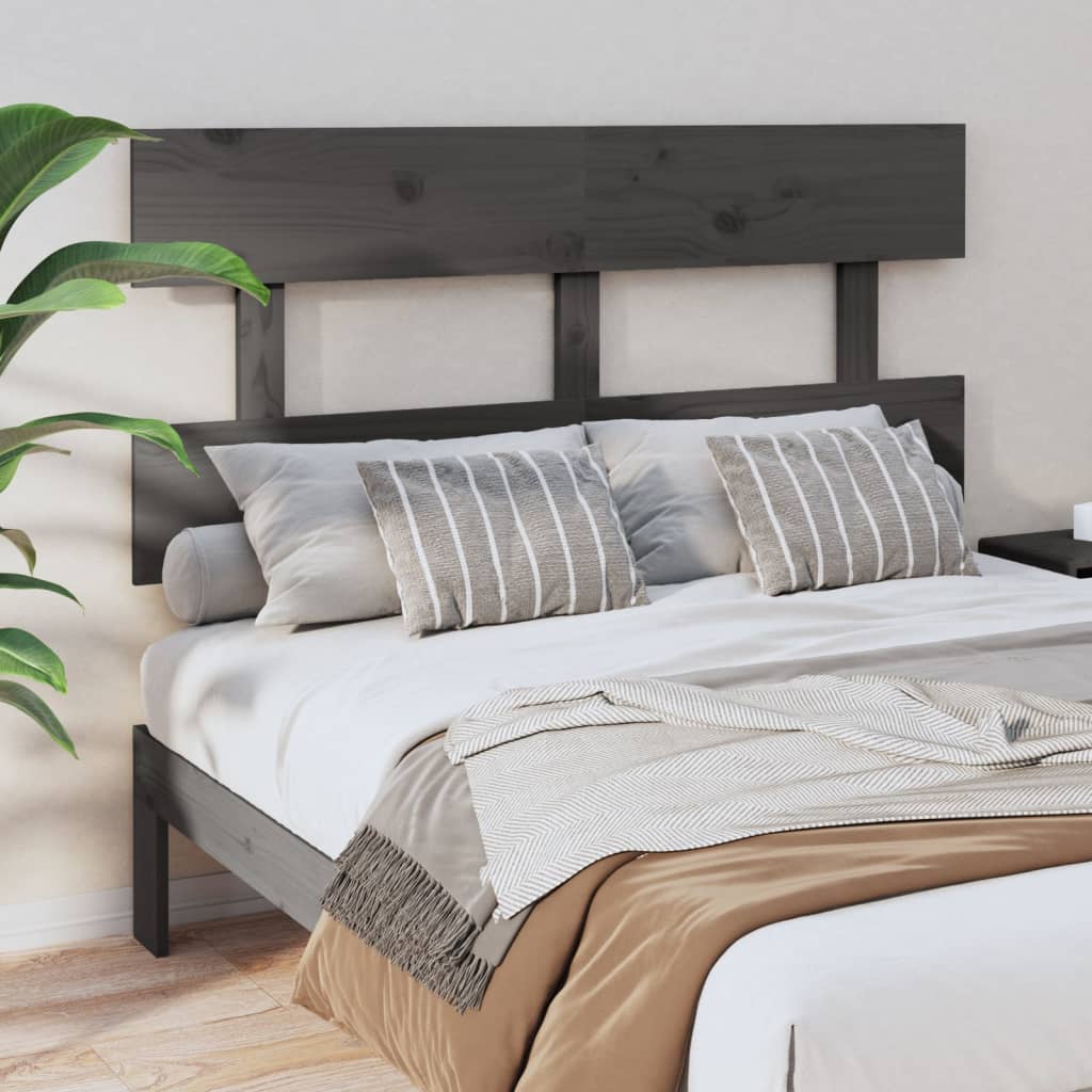Cabeceira de cama 164x3x81 cm pinho maciço branco