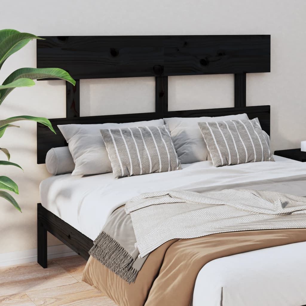 Cabeceira de cama 164x3x81 cm pinho maciço branco