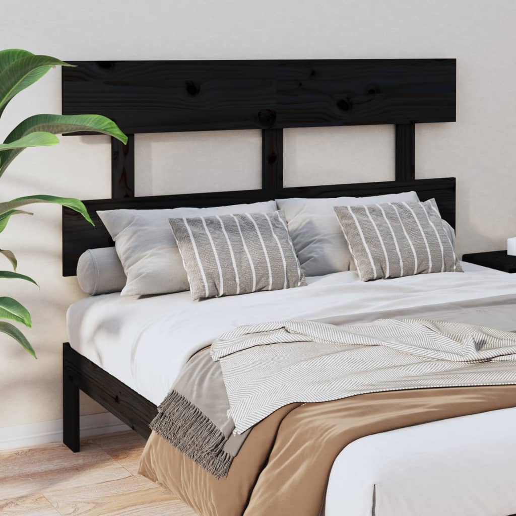 Cabeceira de cama 164x3x81 cm pinho maciço branco