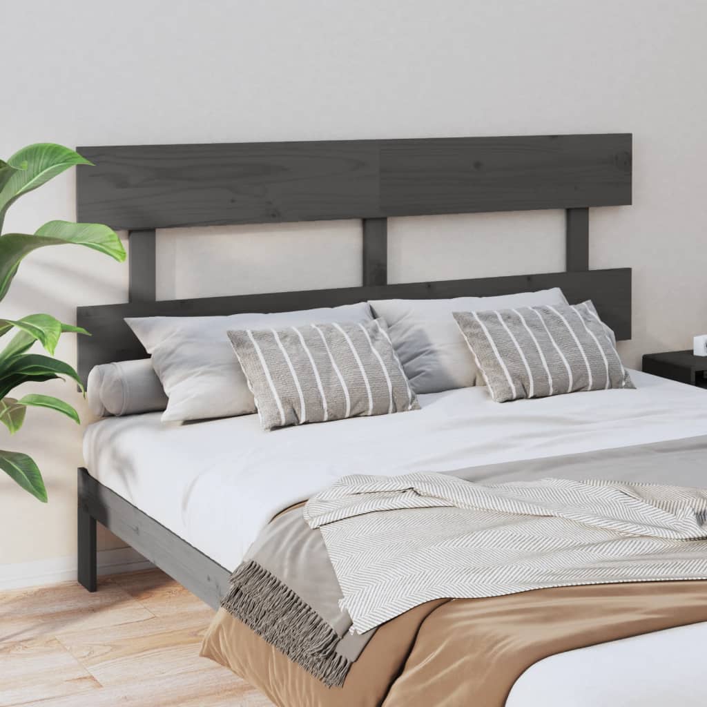 Cabeceira de cama 164x3x81 cm pinho maciço branco