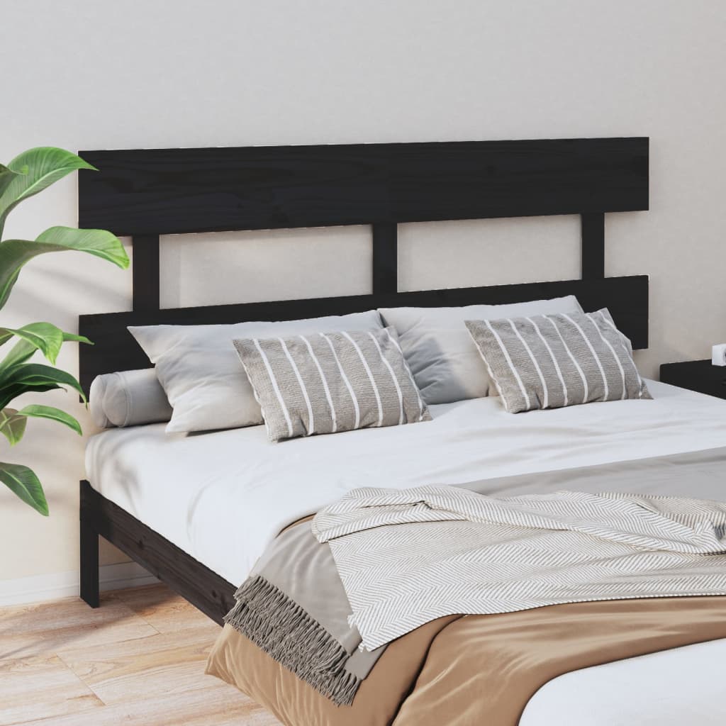 Cabeceira de cama 164x3x81 cm pinho maciço branco