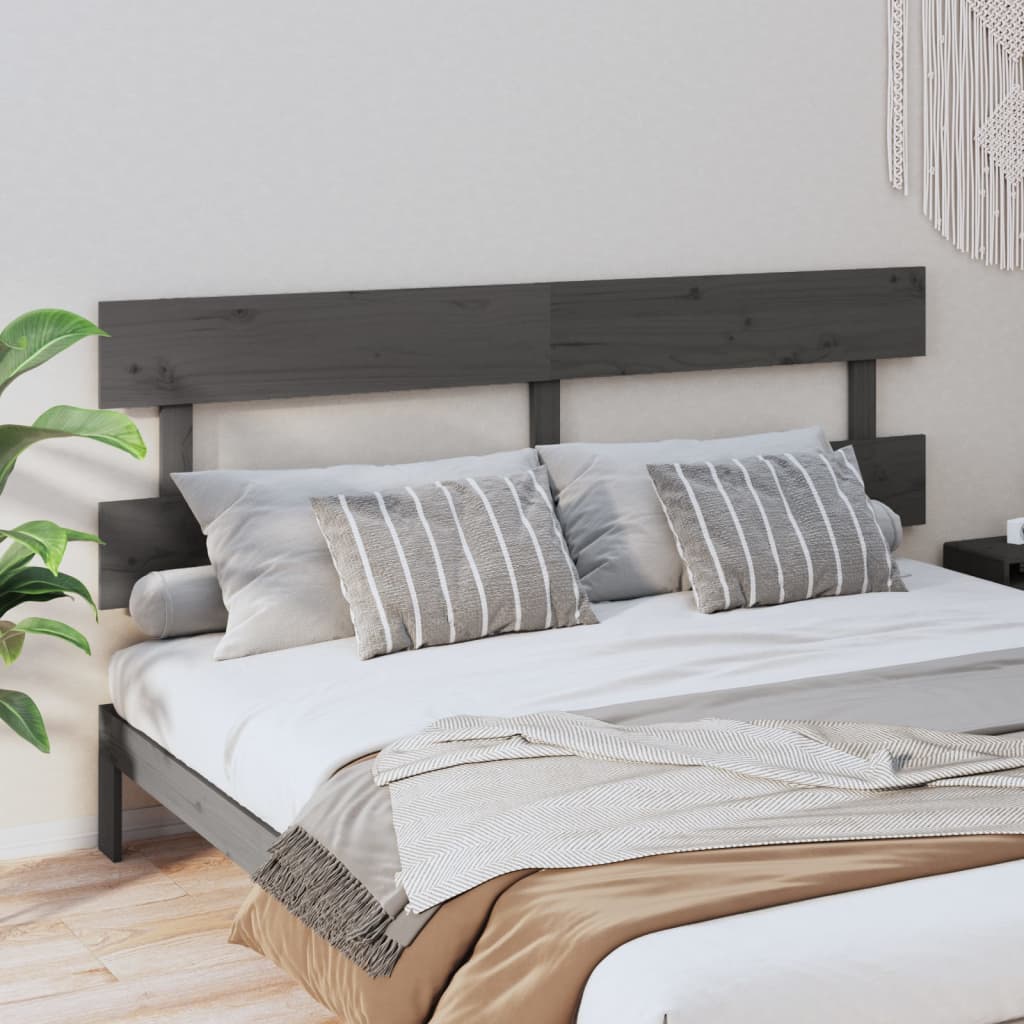 Cabeceira de cama 164x3x81 cm pinho maciço branco