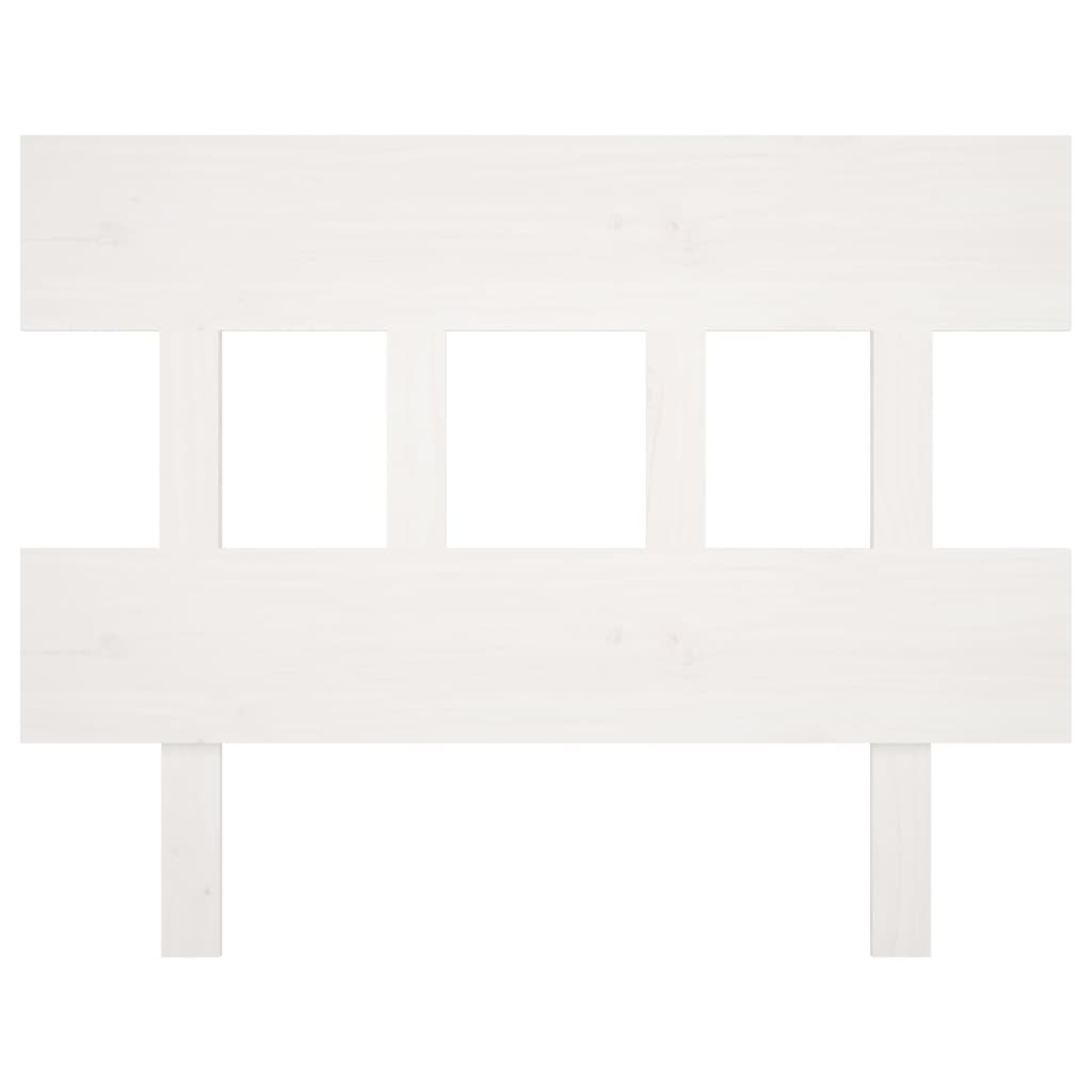 Cabeceira de cama 154x6x82,5 cm pinho maciço branco
