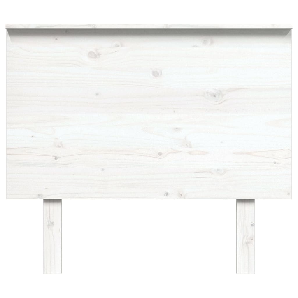 Cabeceira de cama 154x6x82,5 cm pinho maciço branco