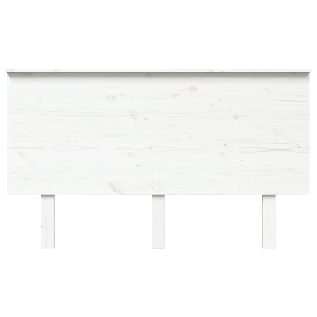 Cabeceira de cama 154x6x82,5 cm pinho maciço branco