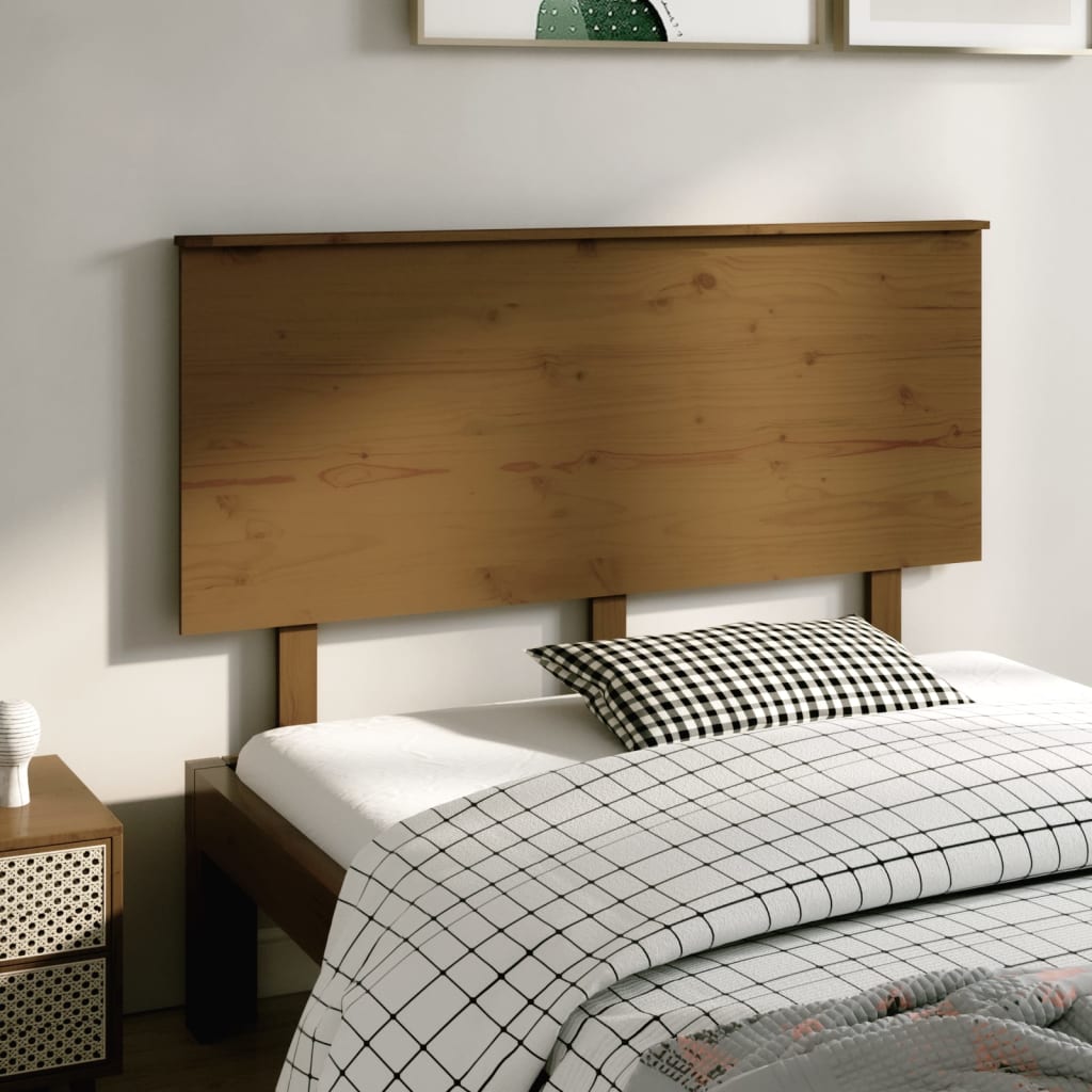 Cabeceira de cama 154x6x82,5 cm pinho maciço branco
