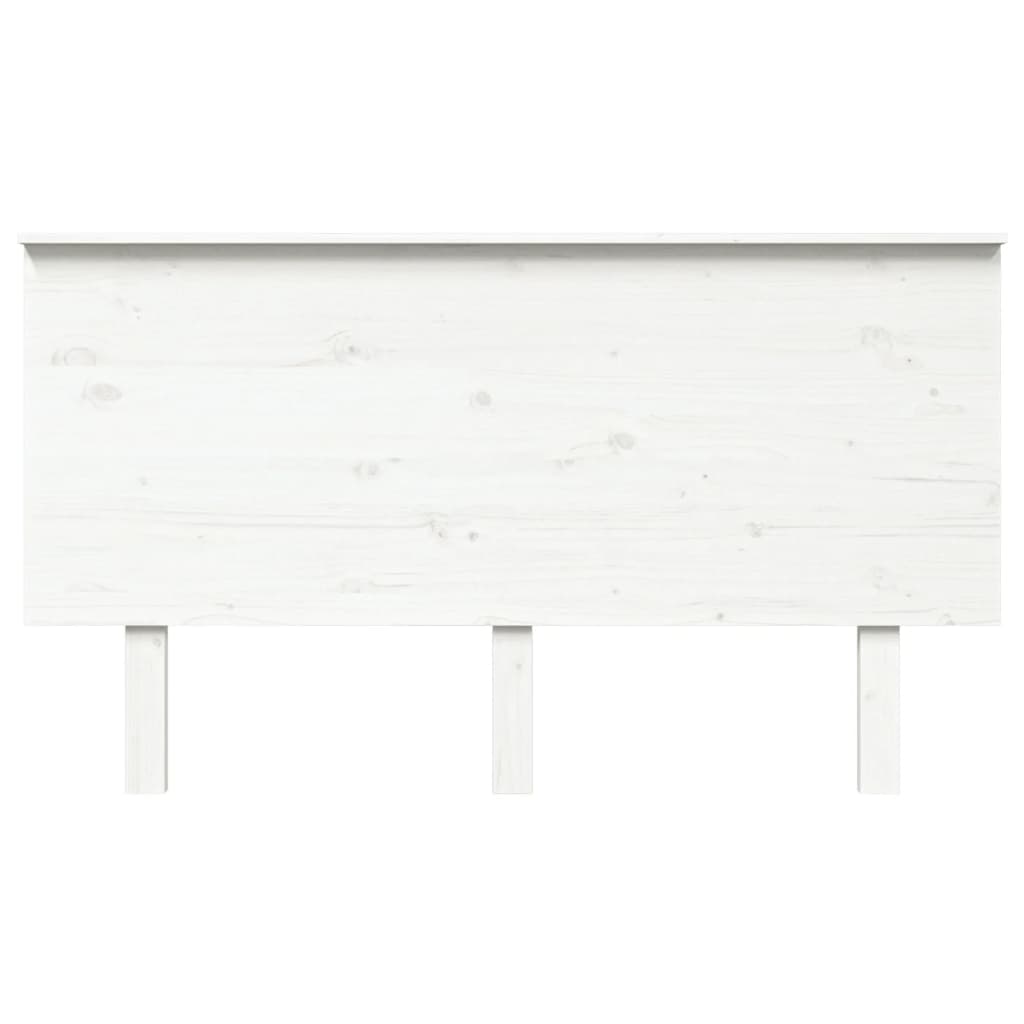 Cabeceira de cama 154x6x82,5 cm pinho maciço branco