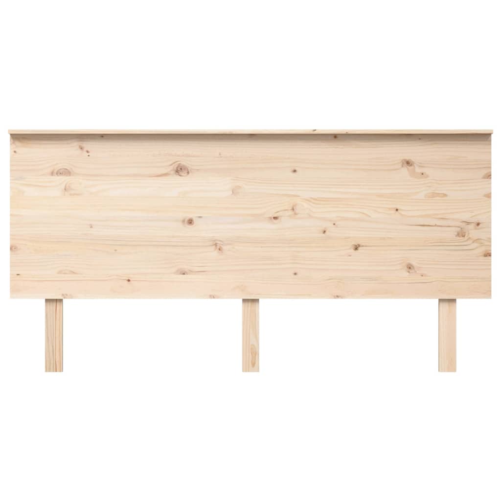 Cabeceira de cama 154x6x82,5 cm pinho maciço branco