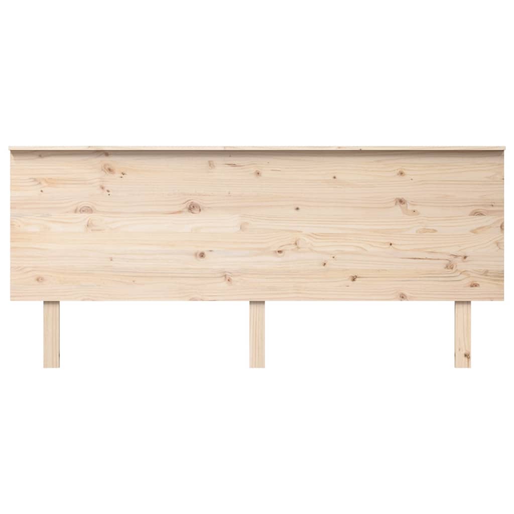 Cabeceira de cama 154x6x82,5 cm pinho maciço branco