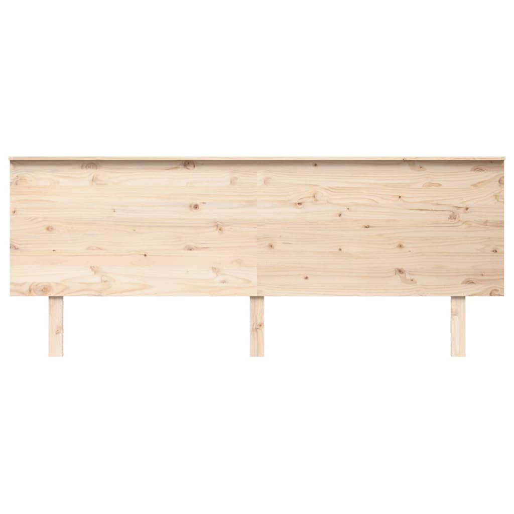 Cabeceira de cama 154x6x82,5 cm pinho maciço branco