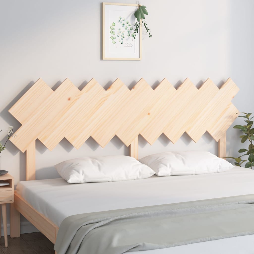 Cabeceira de cama 178x3x80,5 cm pinho maciço branco