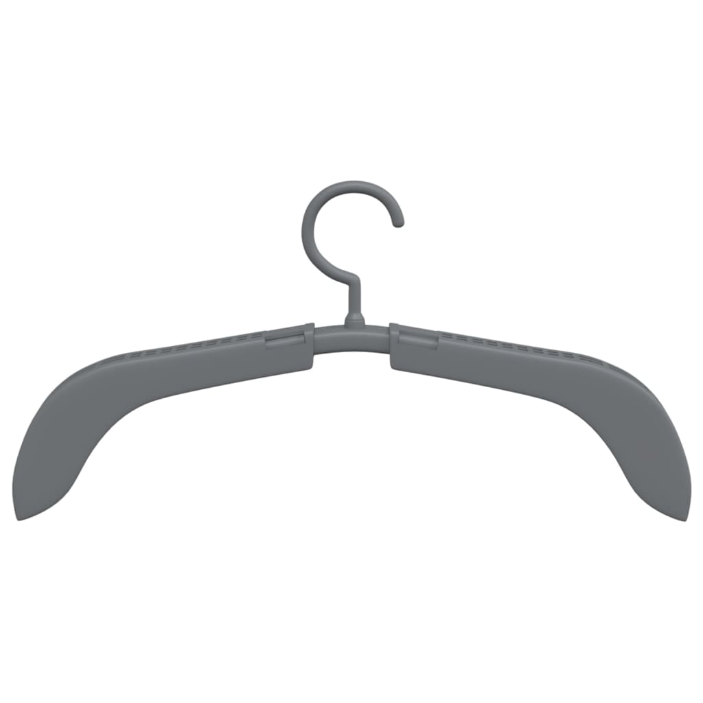 Cabides extensíveis 10 pcs cinzento