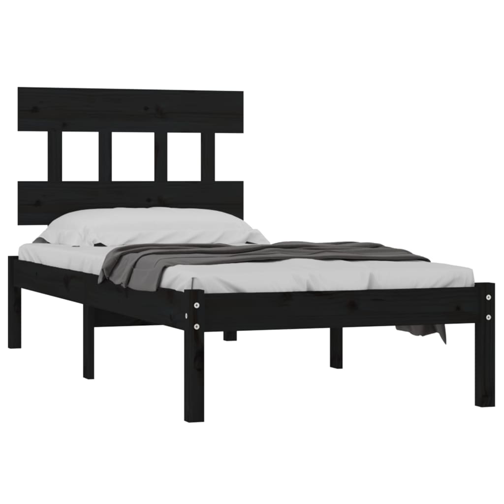 Estrutura cama pequena solteiro 75x190 cm madeira maciça