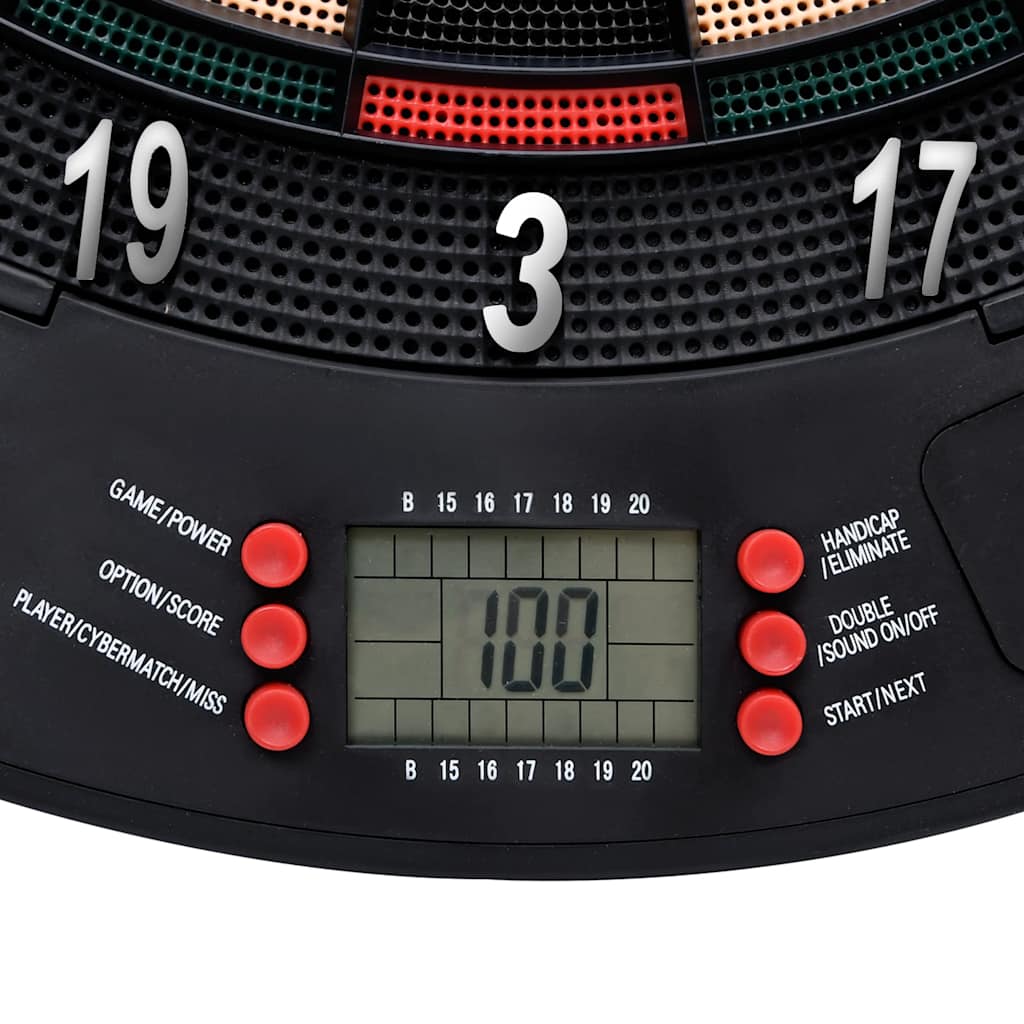 Alvo de dardos elétrico com dardos polipropileno preto