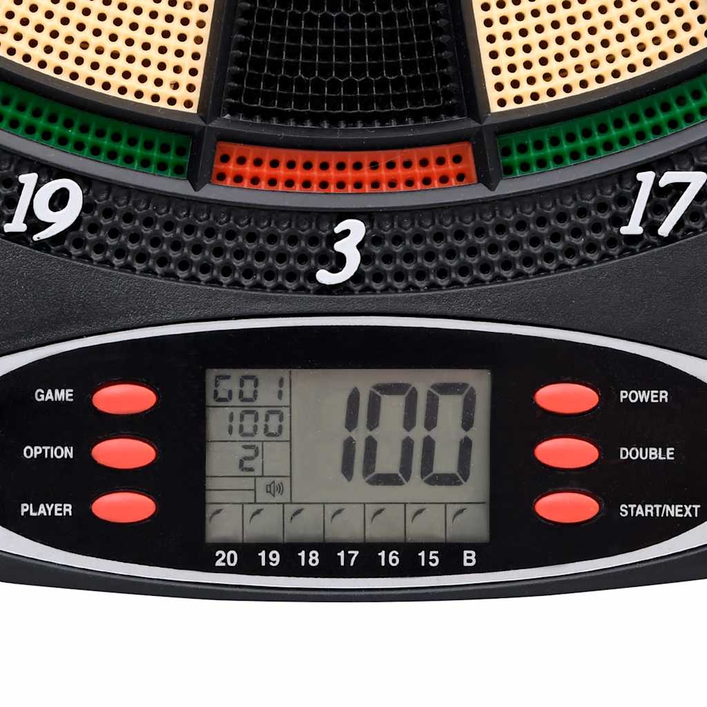 Alvo de dardos elétrico com dardos polipropileno preto