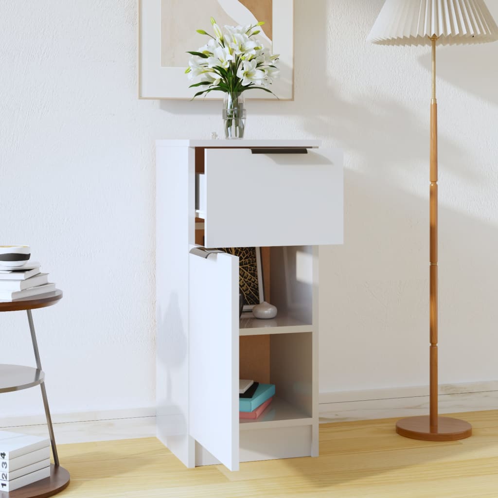 Aparador 30x30x70 cm madeira processada branco