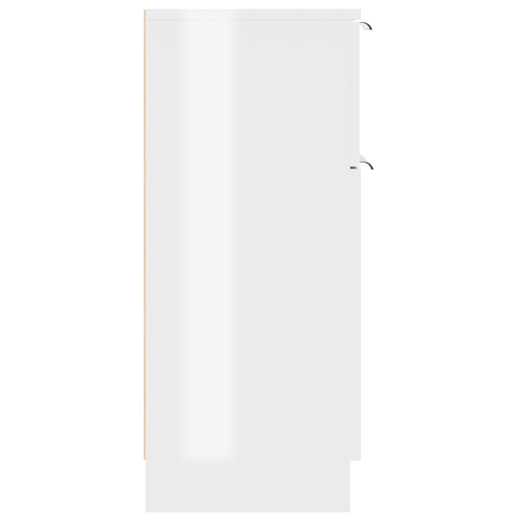 Aparador 30x30x70 cm madeira processada branco