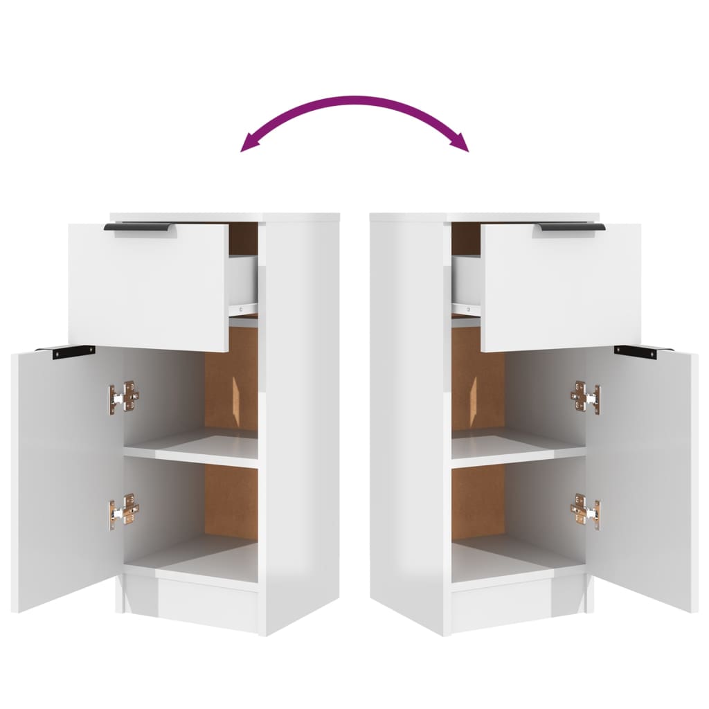 Aparador 30x30x70 cm madeira processada branco