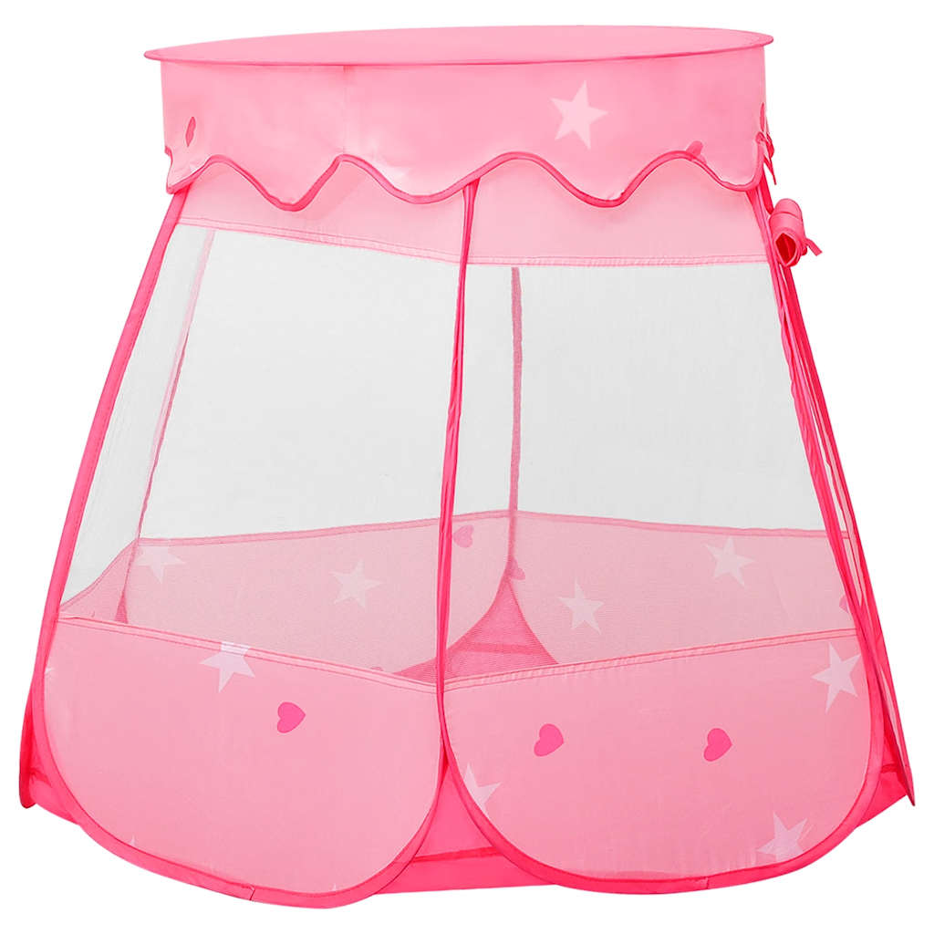 Tenda de brincar infantil 102x102x82 cm rosa