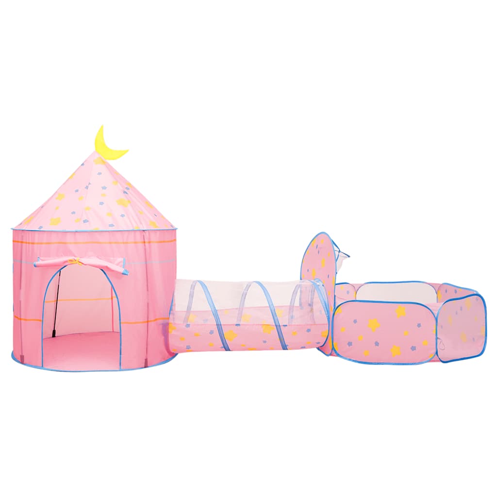 Tenda de brincar infantil 301x120x128 cm rosa