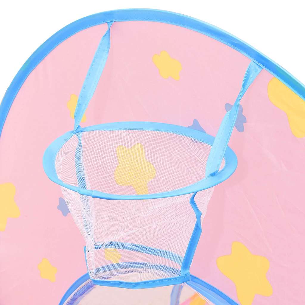 Tenda de brincar infantil 301x120x128 cm rosa