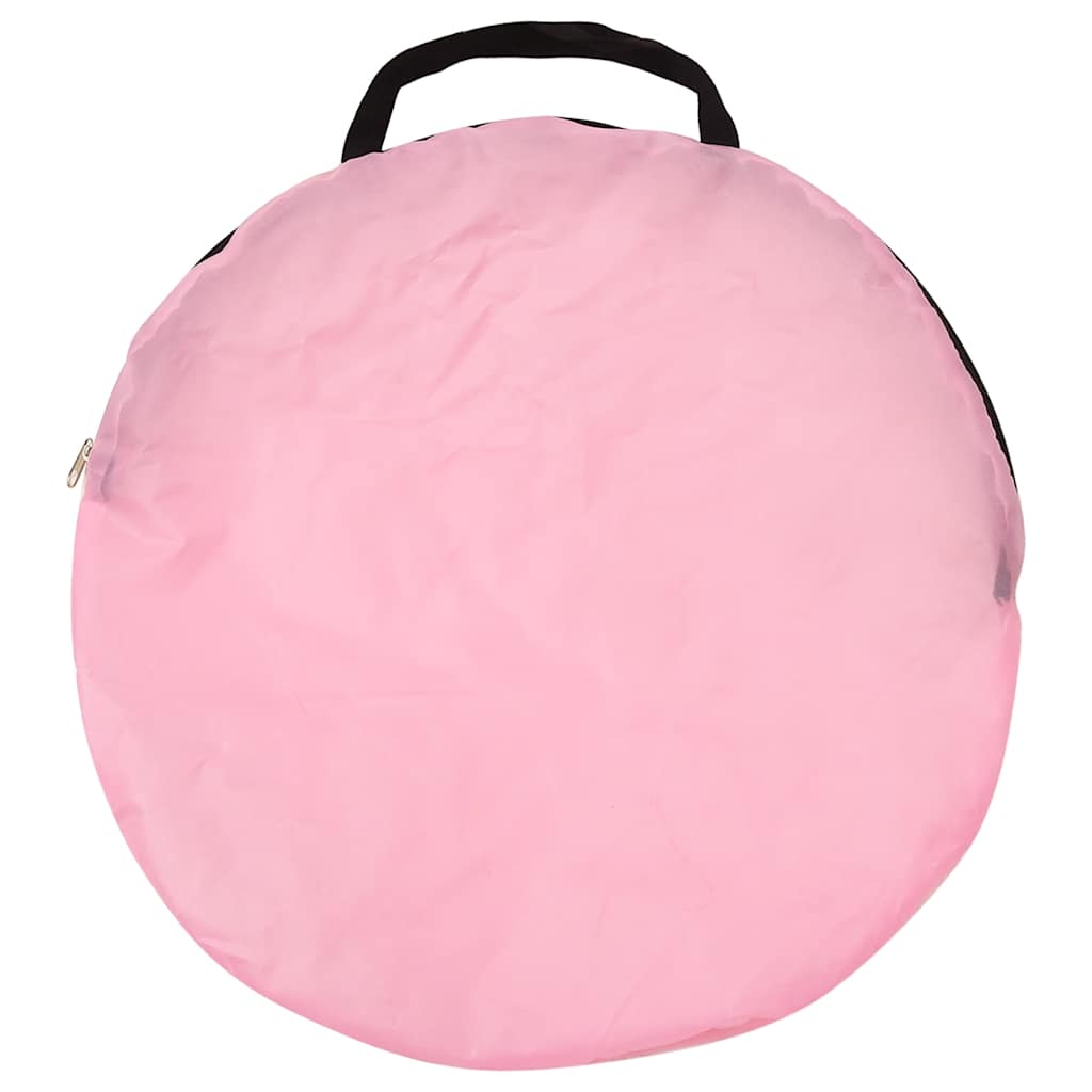 Tenda de brincar infantil 100x100x127 cm rosa