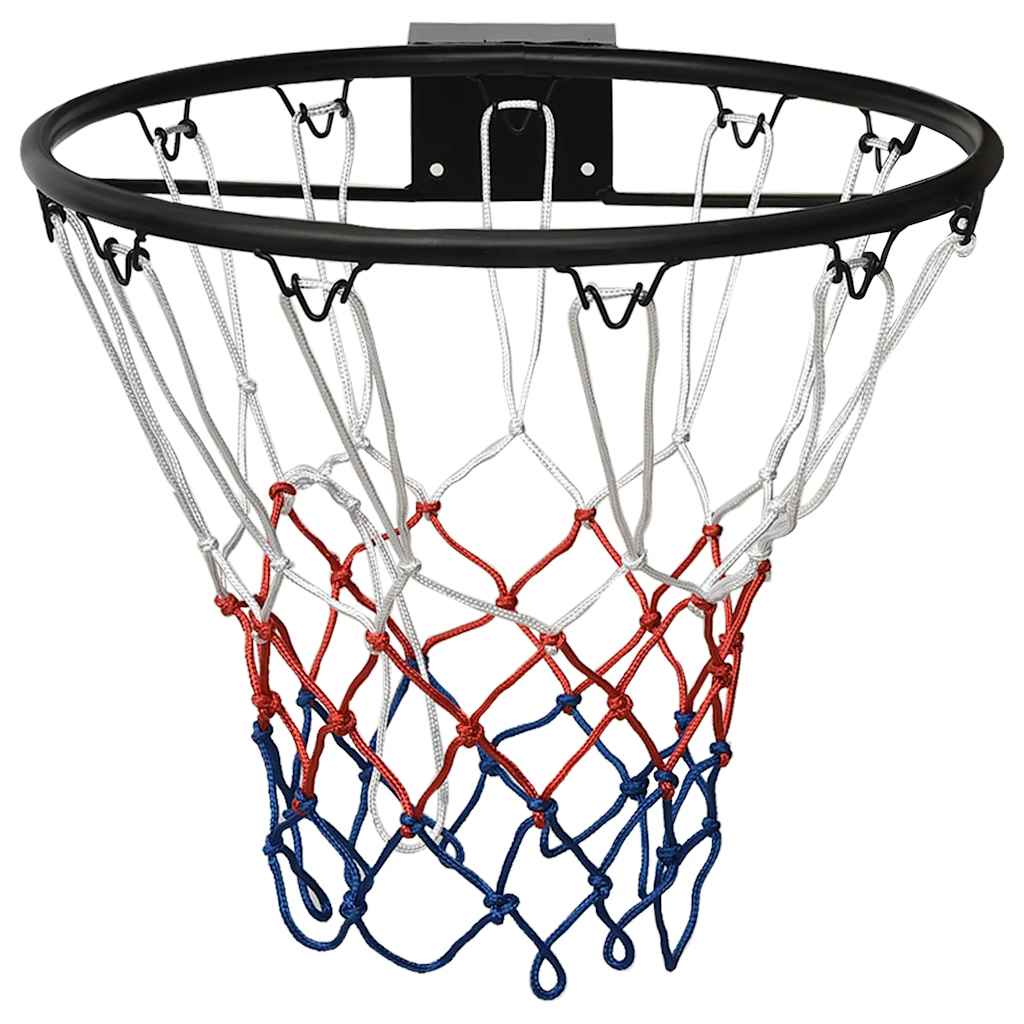 Cesto de basquetebol 45 cm aço preto