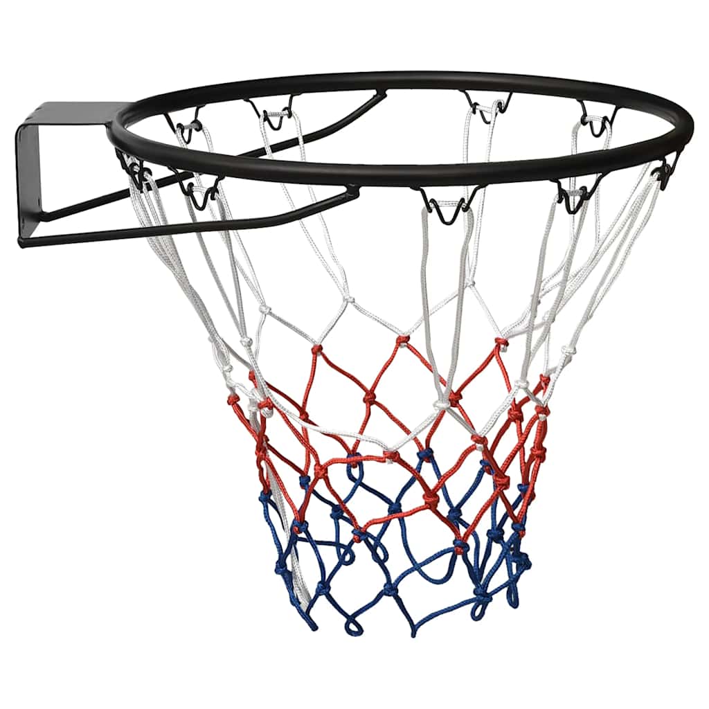 Cesto de basquetebol 45 cm aço preto