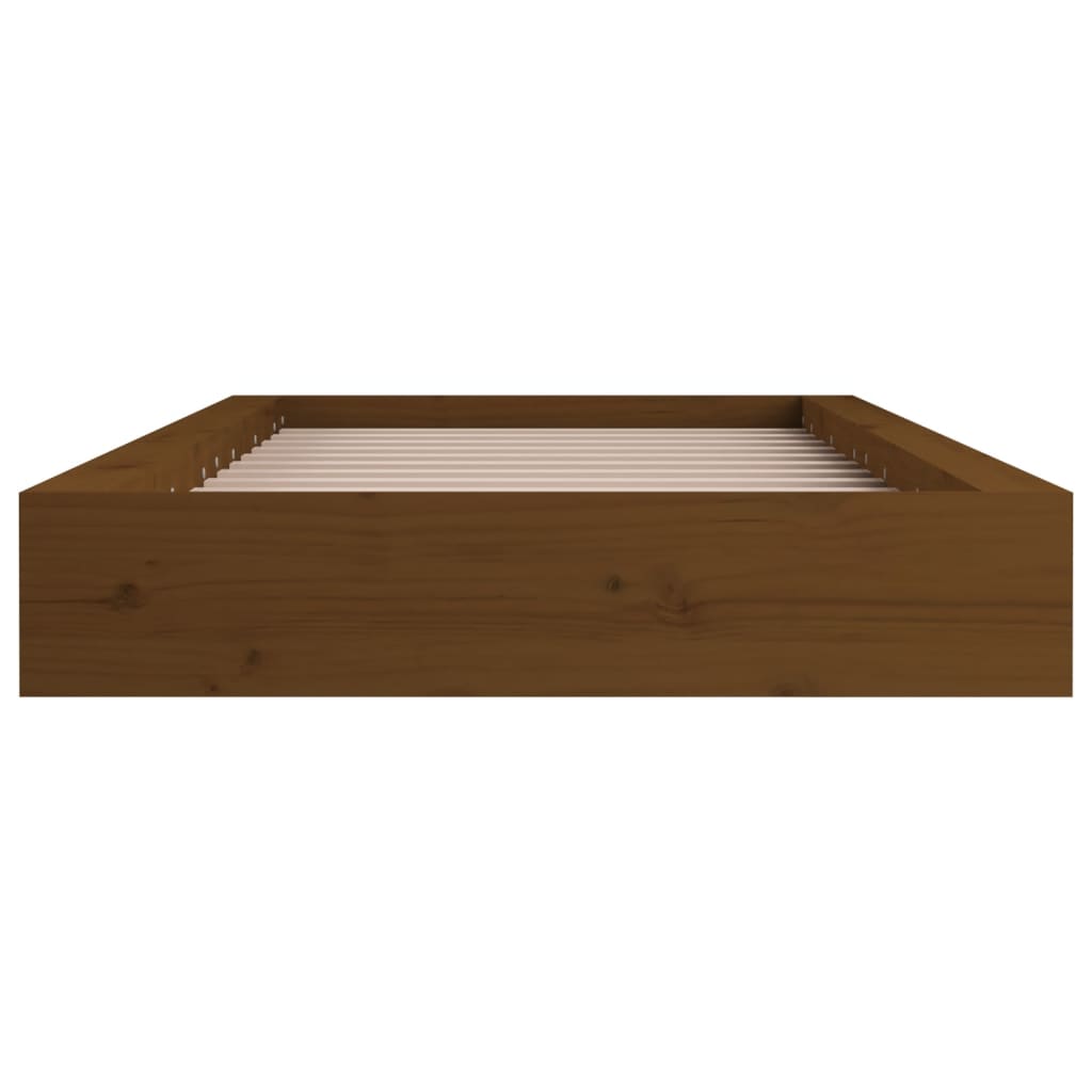 Estrutura cama pequena solteiro 75x190 cm madeira maciça branco