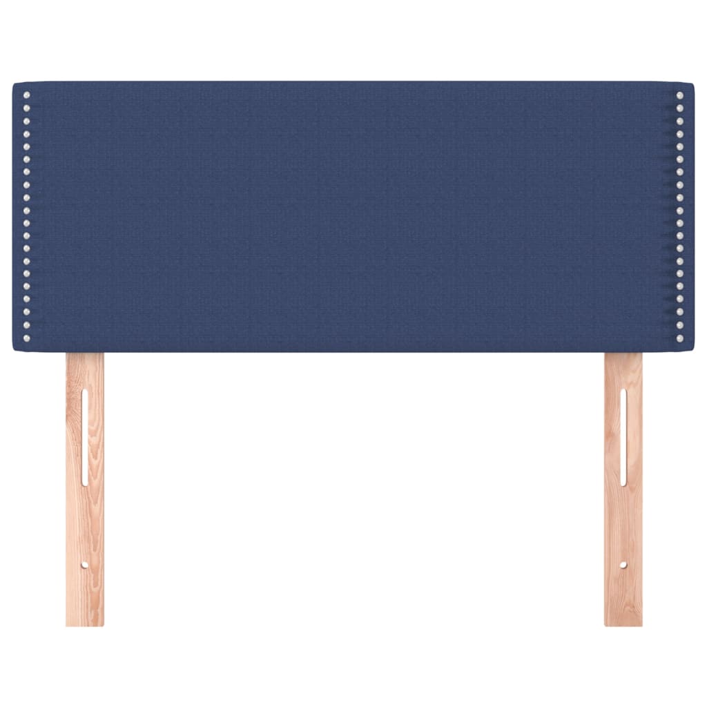 Cabeceira de cama tecido 100x5x78/88 cm azul