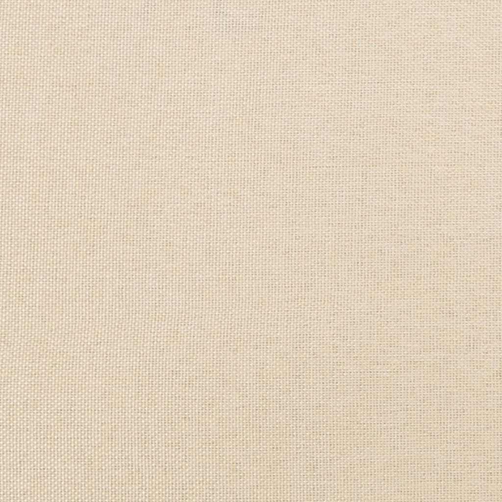 Cabeceira de cama tecido 90x5x78/88 cm creme